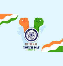 National Youth Day Banner Design Template