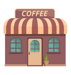 Old Coffee Shop Icon Cartoon Urban