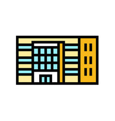 Student School Building Color Icon