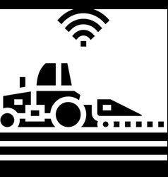 Tillage Smart Farm Agriculture Glyph Icon