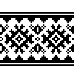 Winter Pattern - Sami People Folk Art