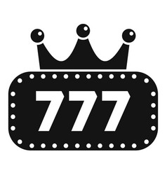 King 777 Icon Simple Spin Game