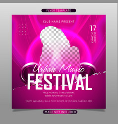 Urban Music Festival Flyer Template