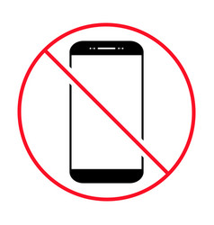 Mobile Forbidden Icon No Use Phone Sign Ban