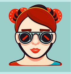 Woman Wearing Sunglasses