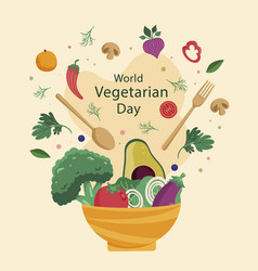 Flat World Vegetarian Day