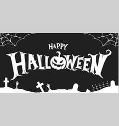 Happy Halloween Lettering Design