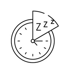 Sleep Restriction Line Icon