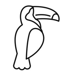 Tucan Icon Outline Style