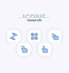 Human Blue Icon Pack 5 Icon Design Zoom Love