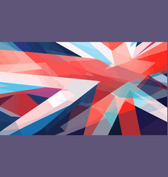 United Kingdom Background In Flat Style