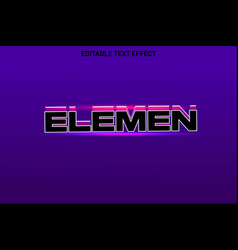 Elem En Editable Text Effect 3 Dimension Emboss