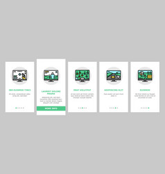 Video Game Electronic And Device Onboarding Icons