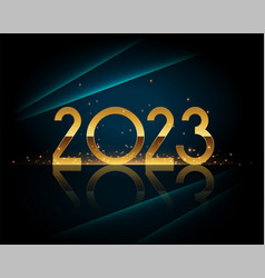 2023 Shiny Golden Text For New Year Festival