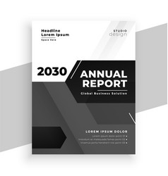 Professional Annual Report For Yearly Data