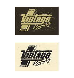 Vintage Sport Race Logo