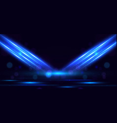 Abstract Technology Futuristic Blue Light Rays