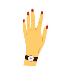 Female Hand With Watch