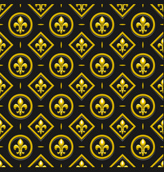 Fleur De Lis Seamless Pattern