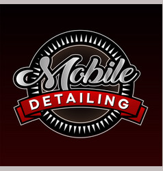 Mobile Detailing Logo Design