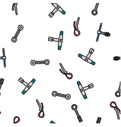 Wrench Tool Spanner Repair Seamless Pattern