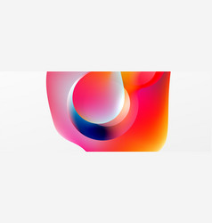 Fluid Abstract Background Liquid Color Gradients