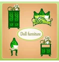 Green Eco Dollhouse Furniture