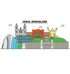 India Bangalore Hinduism City Skyline