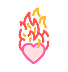 Passion Fire Color Icon