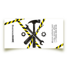 Hammer Wrench And Screwdriver Repair Business Card