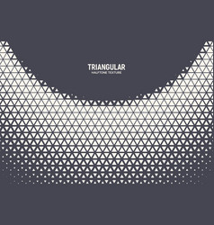 Triangular Halftone Pattern Geometric Semicircle