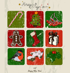 Christmas Poster With Gingerbread Man