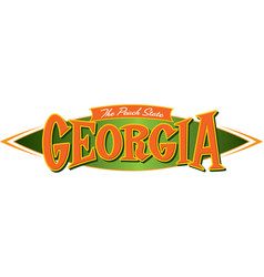 Georgia The Peach State