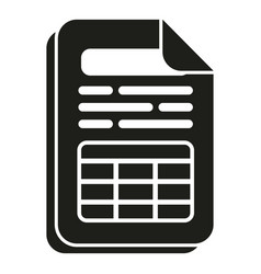 Planner Risk Finance Icon Simple Invoice