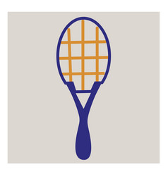 Tennis Racket On A White Background