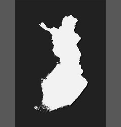 Map Finland Template Outline Country