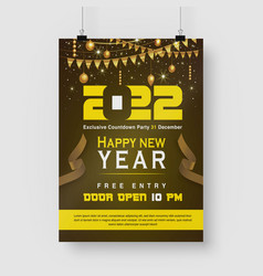 2022 Countdown Party Poster Design