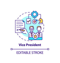 Vice President Concept Icon