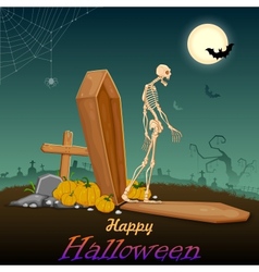 Skelton In Halloween Night