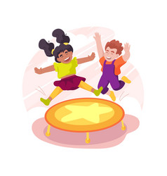 Trampoline Isolated Cartoon