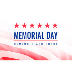 Memorial Day - Remember And Honor Poster Usa