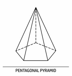 Пятиугольная пирамида чертеж