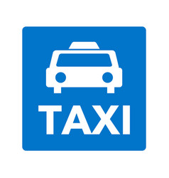 Taxi Icon And Taxi Logo Signage