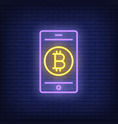 Bitcoin Payment Neon Sign