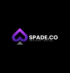 Logo Spade Gradient Colorful Style