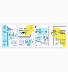 Teams Top Management Brochure Template