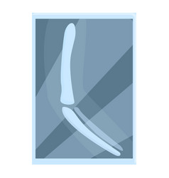 Xray Finger Scan Icon Cartoon Medical