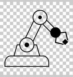 Mechanical Robot Arm Machine Icon Technology