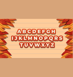 Autumn Text Style Effect Mockup