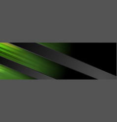 Dark Green And Black Abstract Striped Background